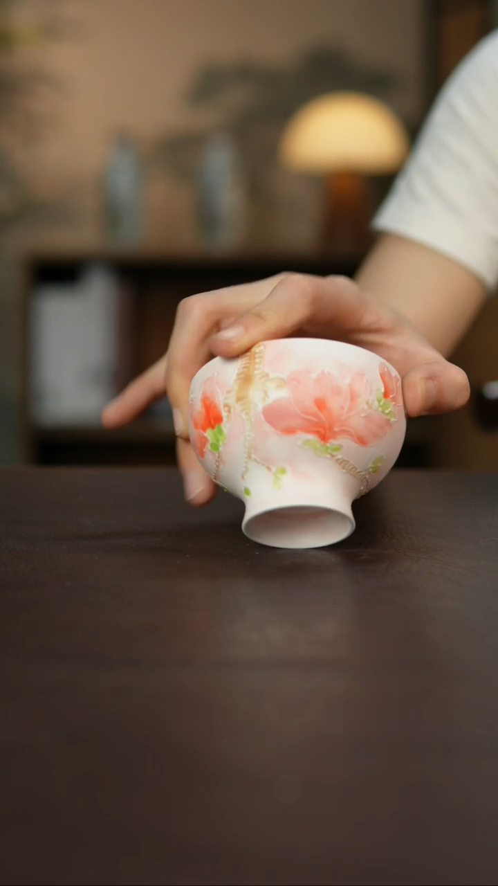 杯景德镇陶瓷杯碗柴烧多人瑕疵