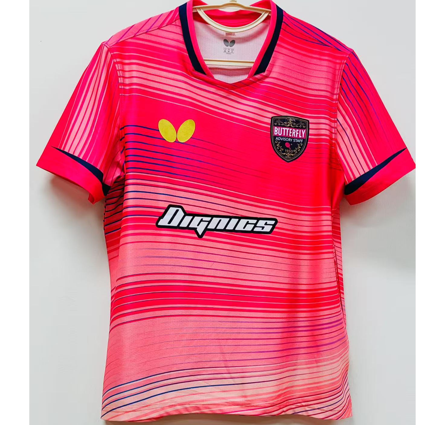 新款蝴蝶乒乓球男女短袖吸汗速干透气比赛训练运动球服定制款