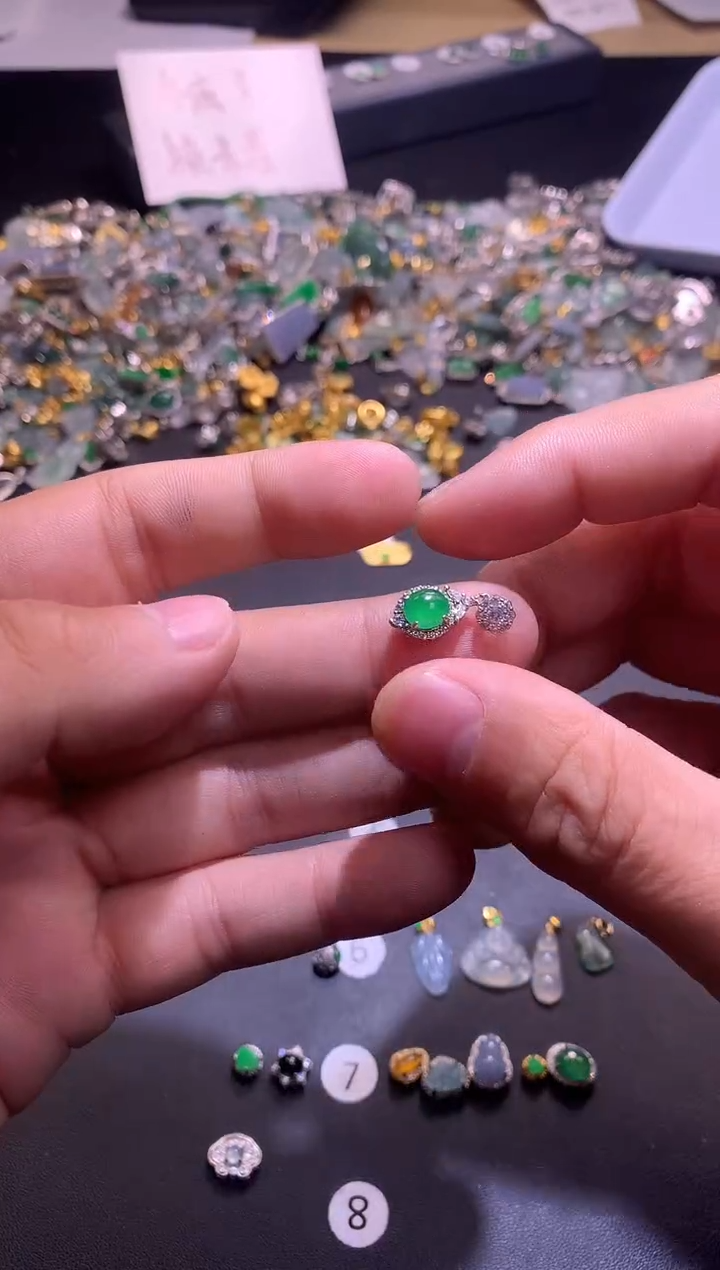 【闪购商品】翡翠吊坠(不含链)银S925镶嵌1