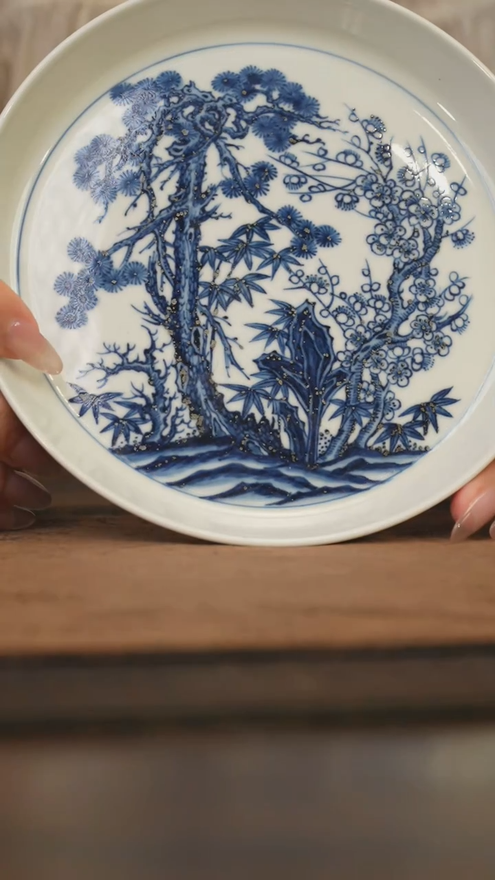 瓷片柴窑青花破价福利