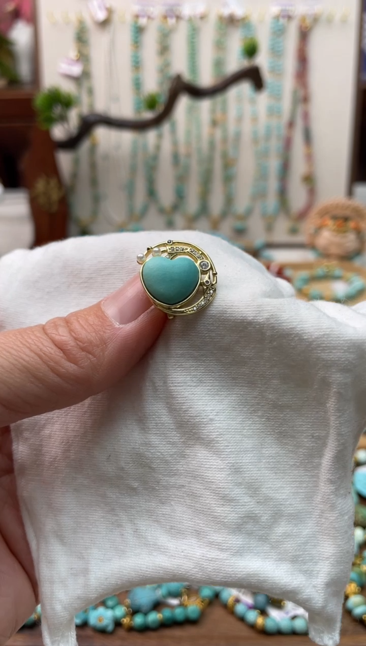 【闪购商品】绿松石珠宝奇石合金26