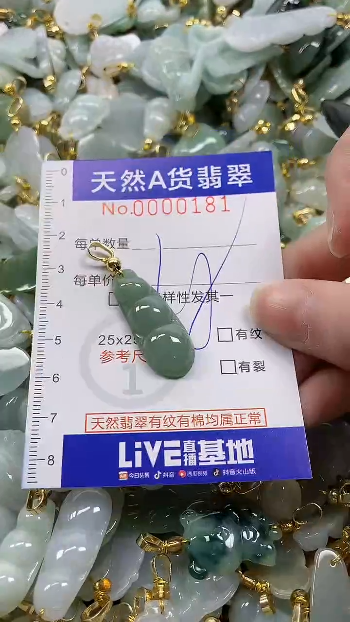 颈饰未镶嵌翡翠天然A货翡翠