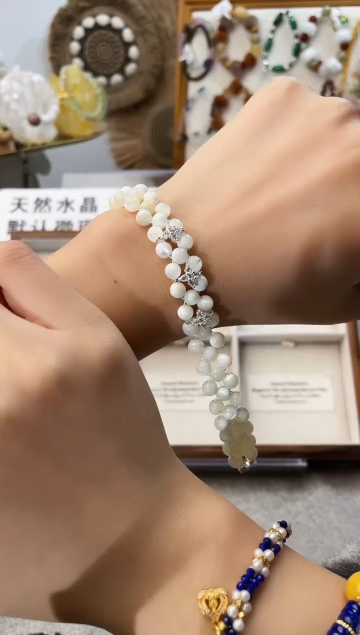 未镶嵌手串水晶贝壳手牌（多样性发一）