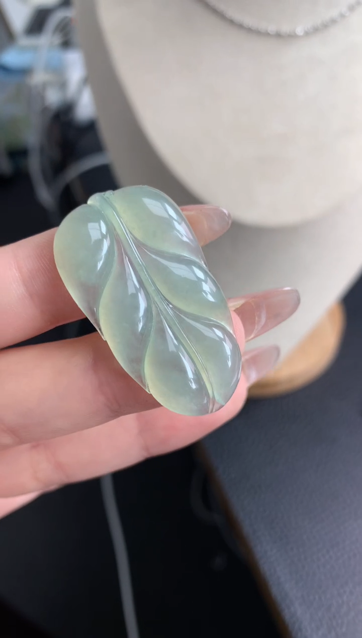 【闪购商品】定制翡翠未镶嵌叶子