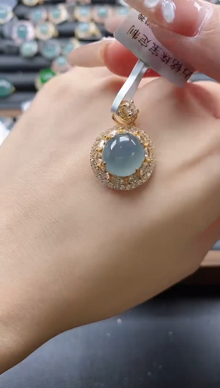 【闪购商品】翡翠戒指银S925镶嵌51511