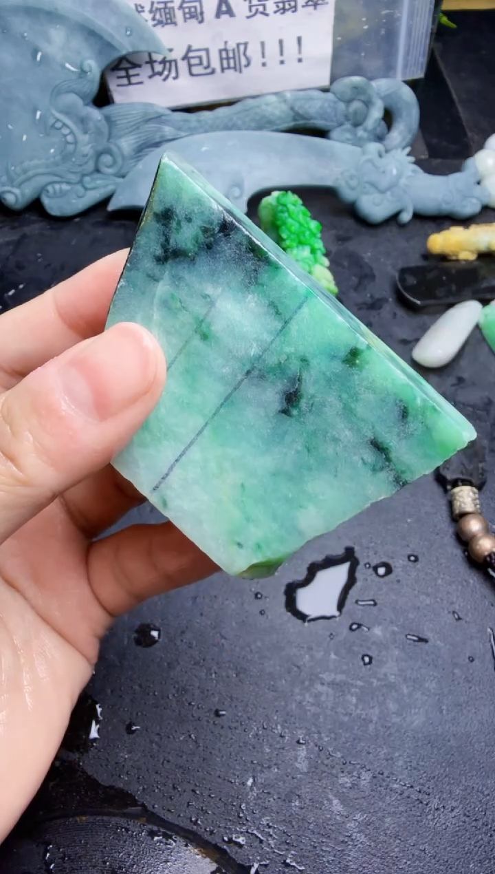 未镶嵌挂件翡翠天然翡翠041