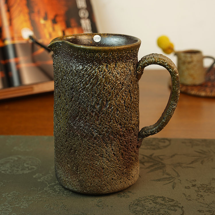 伊禾集物 日本备前烧匠人岩本哲也作品 凉水壶 分茶器 2195#