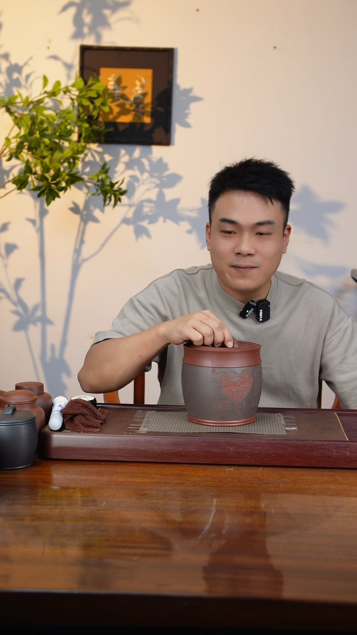 宜兴原矿紫砂茶叶罐