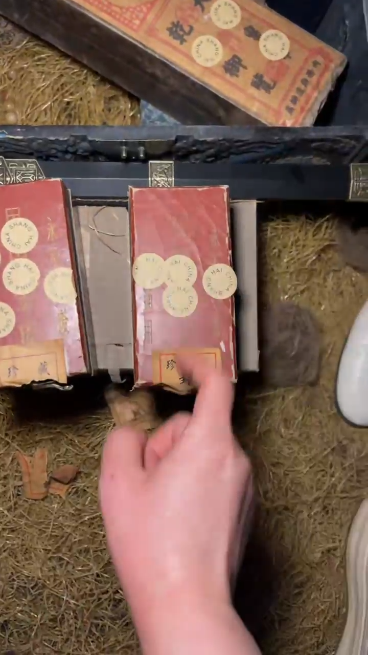 木摆件高端精美红色红漆盒一件链接