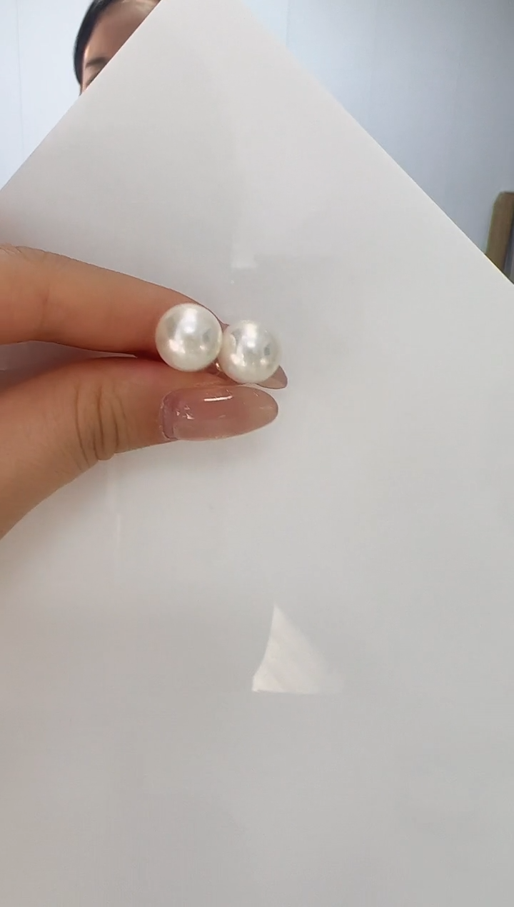 【闪购商品】淡水珍珠DA18K金镶嵌耳钉 11 SS201