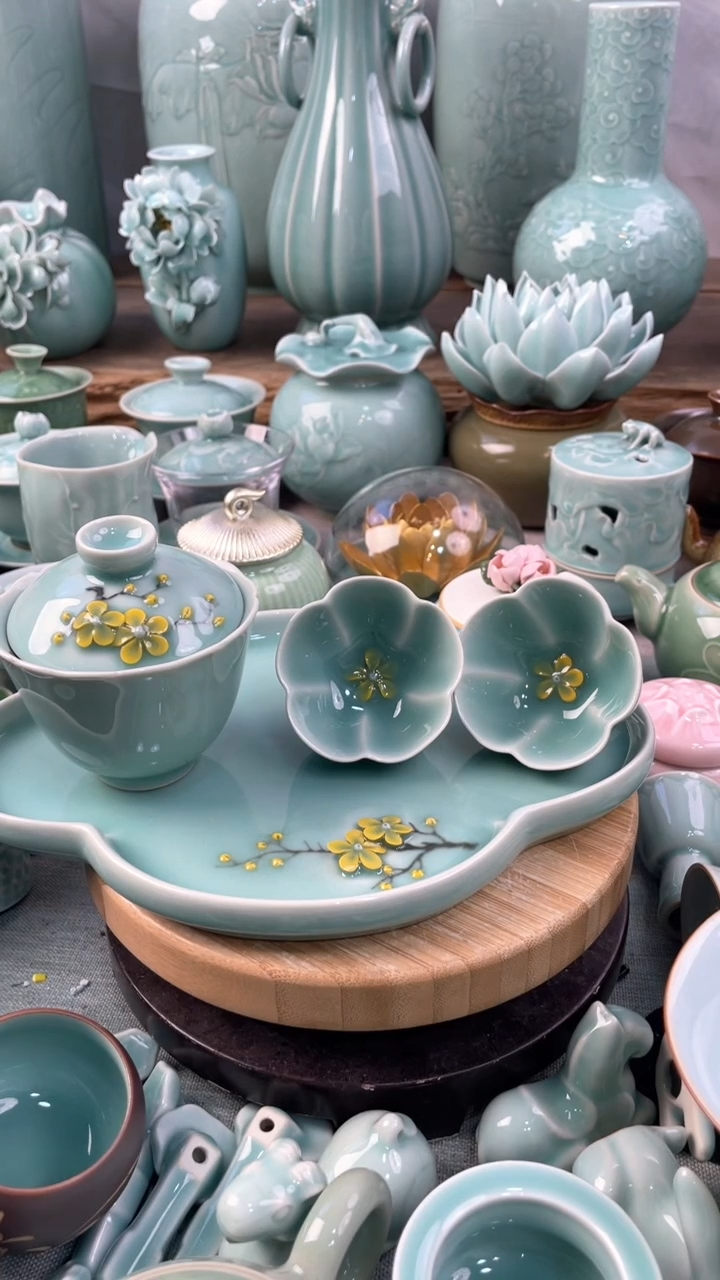 【闪购商品】特价福利 微瑕 慧仙青瓷