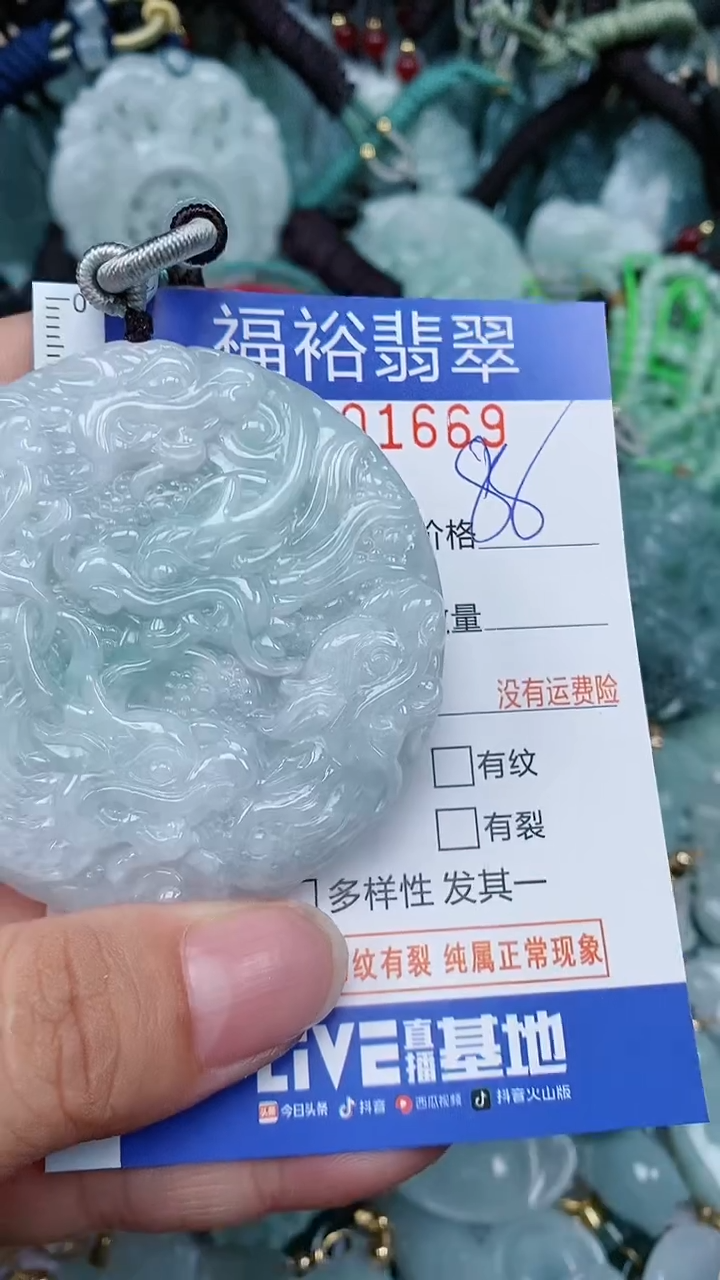 翡翠未镶嵌颈饰...0001669