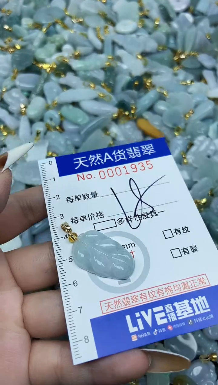 【闪购商品】翡翠颈饰未镶嵌天然A货翡翠