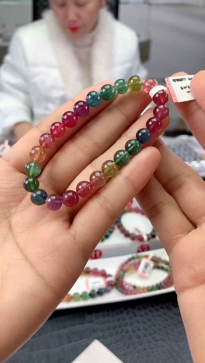 未镶嵌手链碧玺 多样性发一条