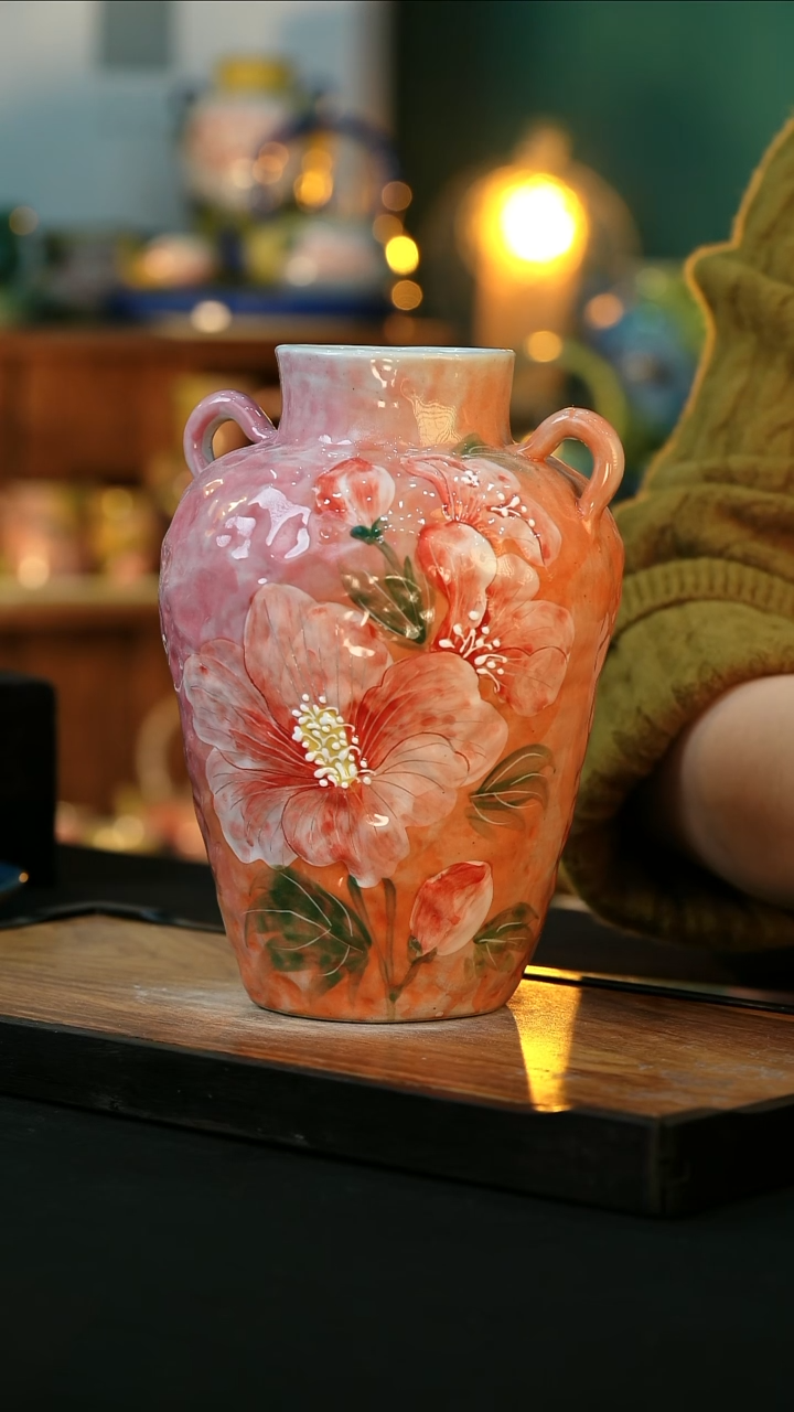 【闪购商品】杯手绘心瓷陶瓷浮力