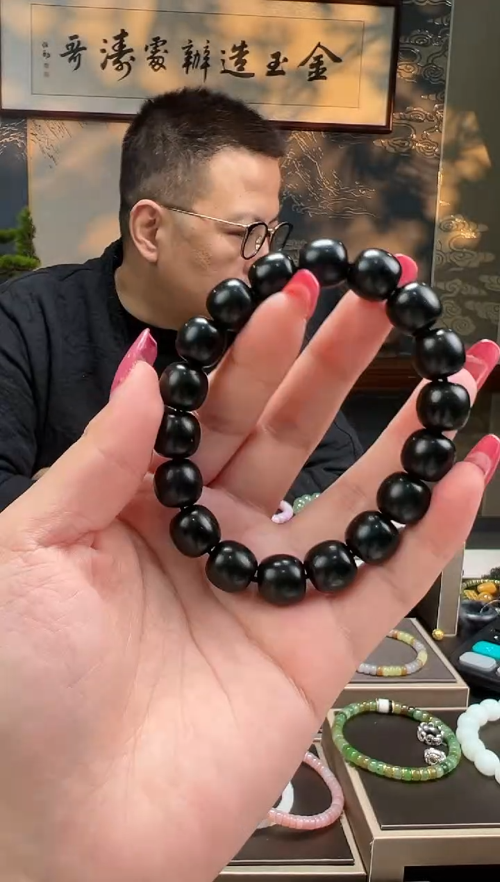 【闪购商品】和田玉手串未镶嵌卡12mm