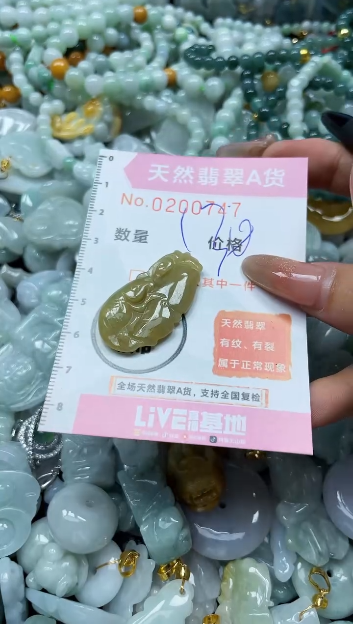 翡翠未镶嵌颈饰闪购0200747