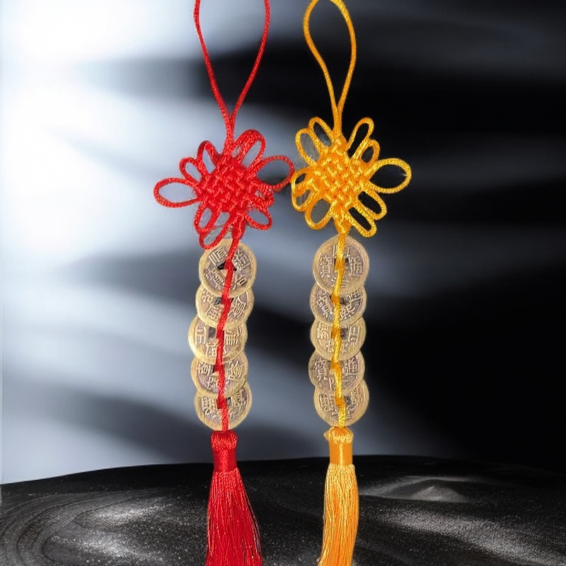 【肥宝老师】40以下 吉祥五D钱挂件（一份两串）