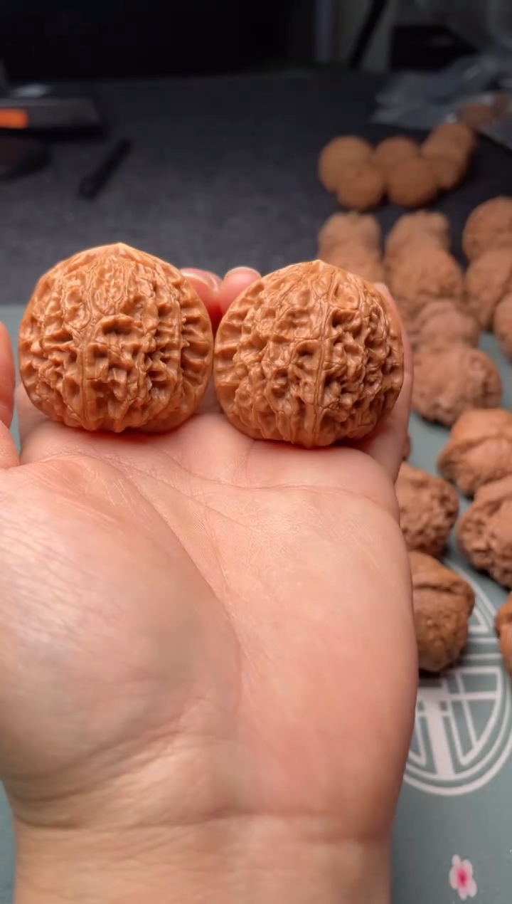 把件文玩核桃w197 水龙纹 41尺 