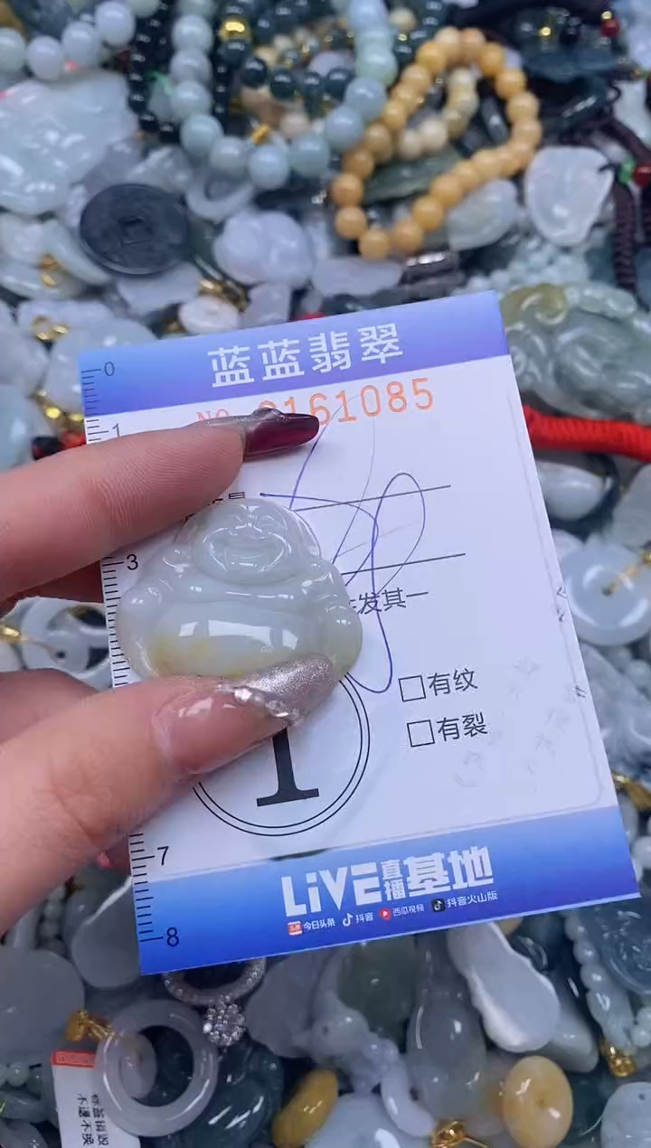 【闪购商品】翡翠颈饰未镶嵌闪购0161085多样性发其一