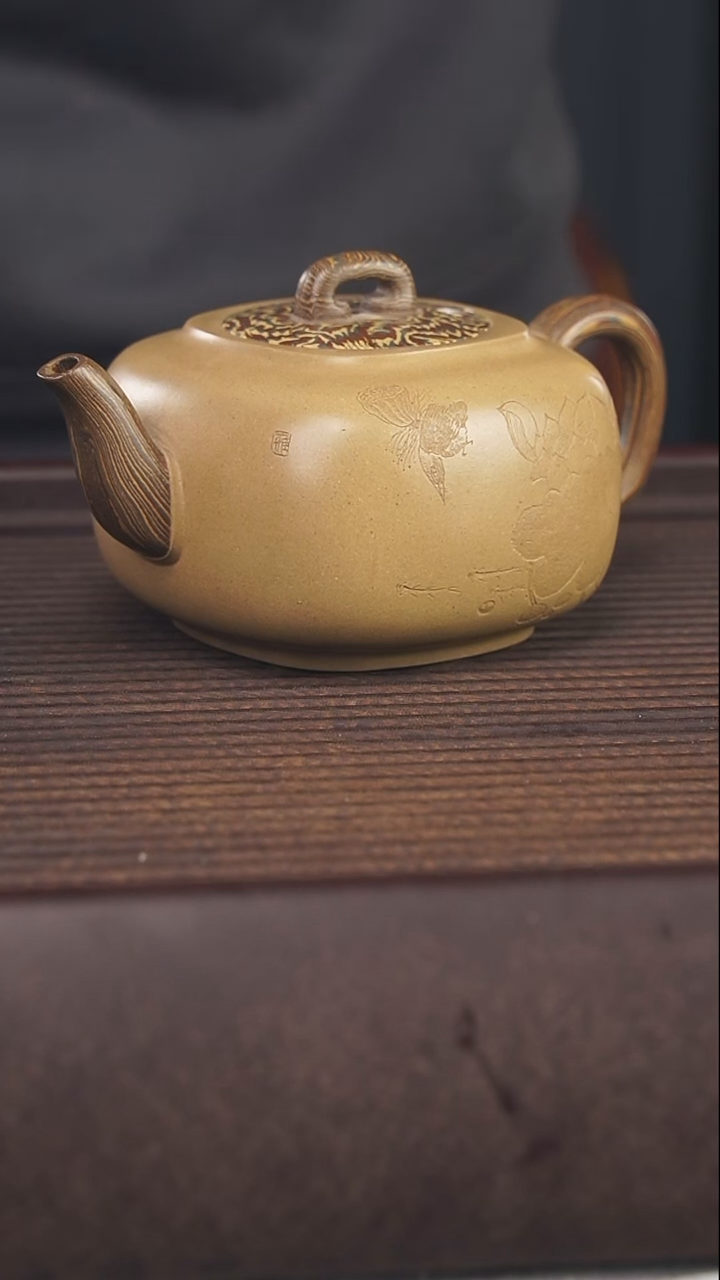 【闪购商品】紫砂茶壶280cc顾氏手工紫砂