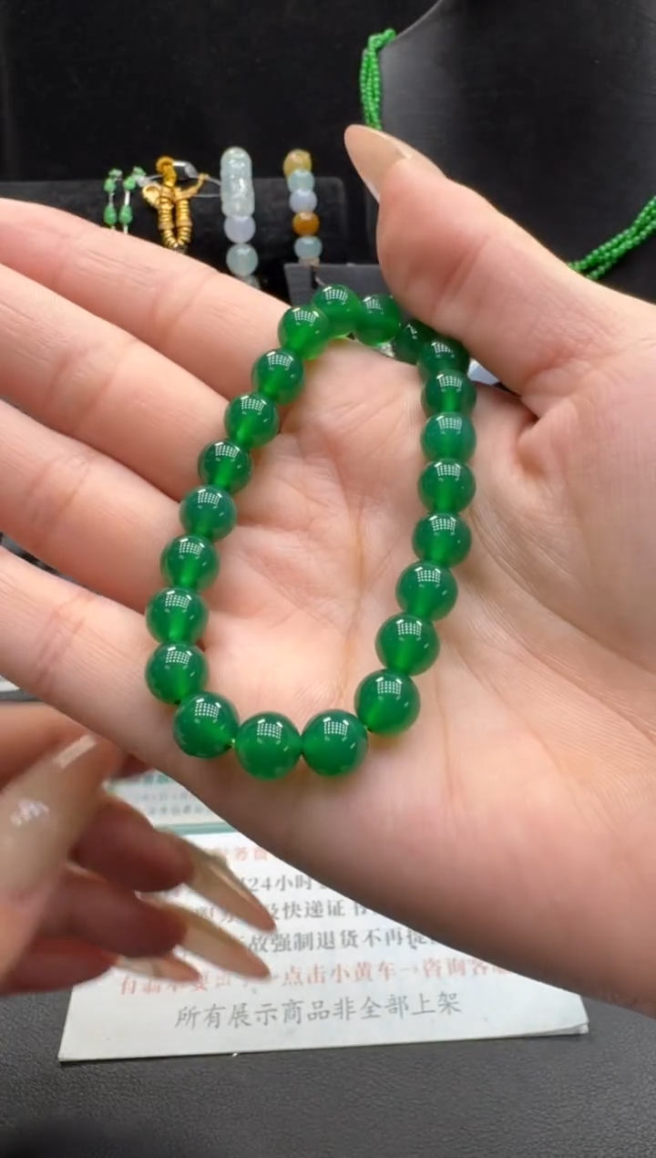 未镶嵌手链玛瑙/玉髓玛瑙珠串