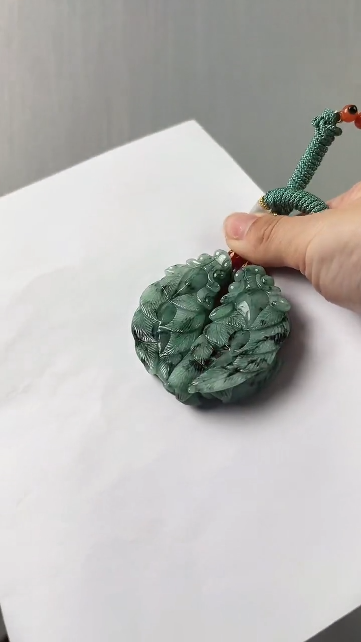 【闪购商品】翡翠颈饰未镶嵌貔貅