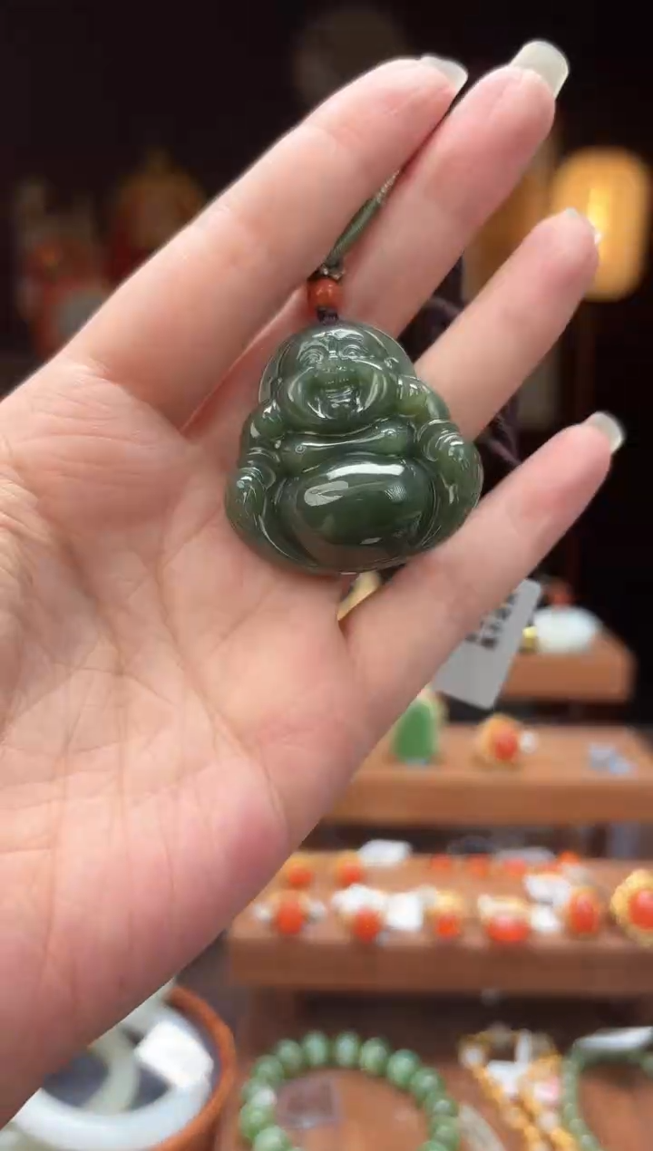 【闪购商品】和田玉AA51弥勒佛未镶嵌-