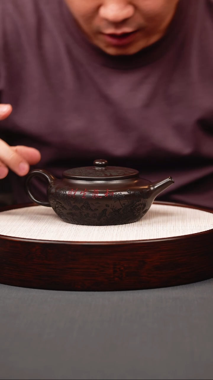 茶壶紫砂石黄扁晨