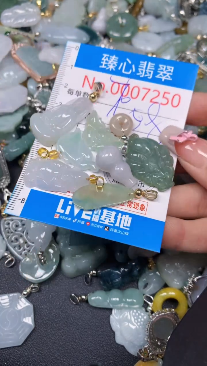 【闪购商品】翡翠颈饰未镶嵌含绳0007250