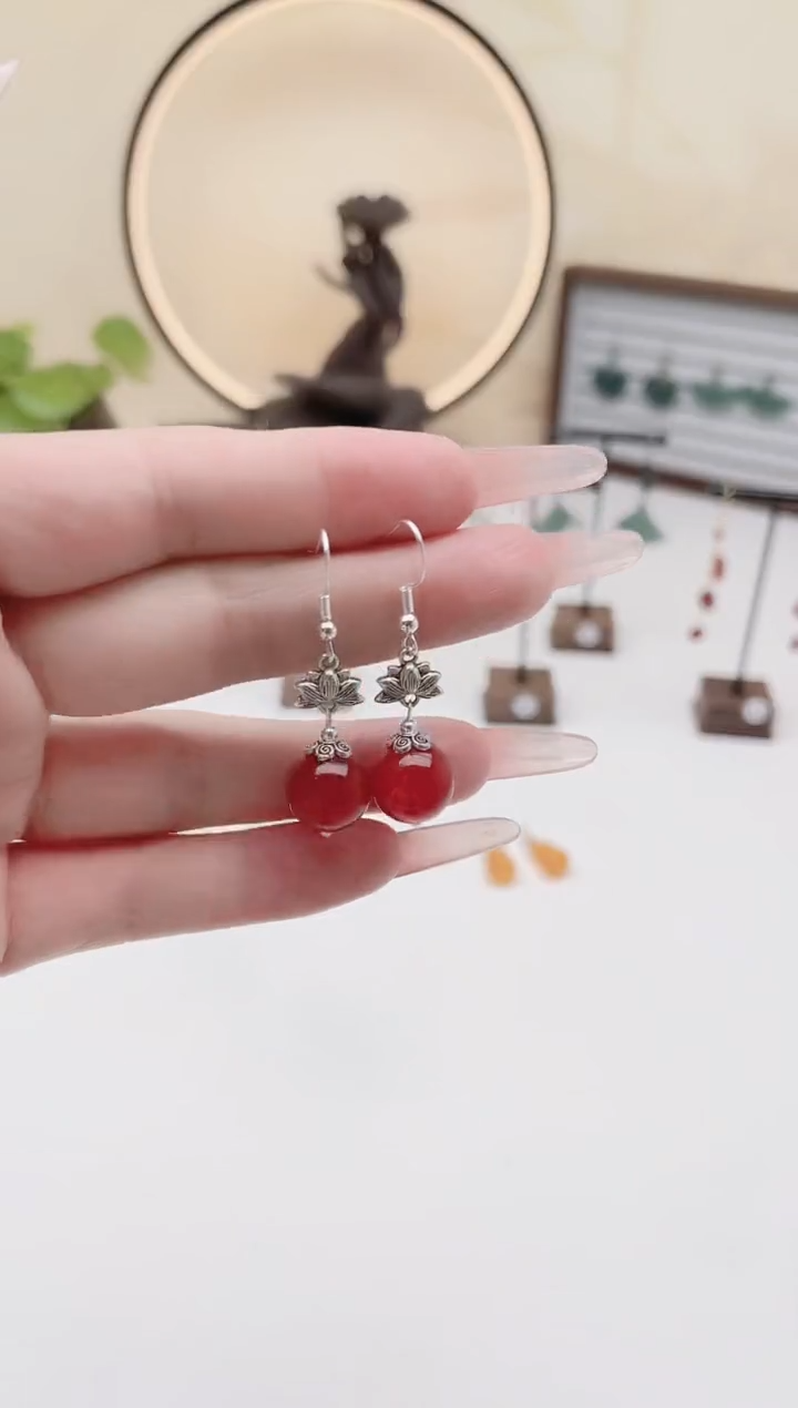 未镶嵌耳饰玛瑙/玉髓302