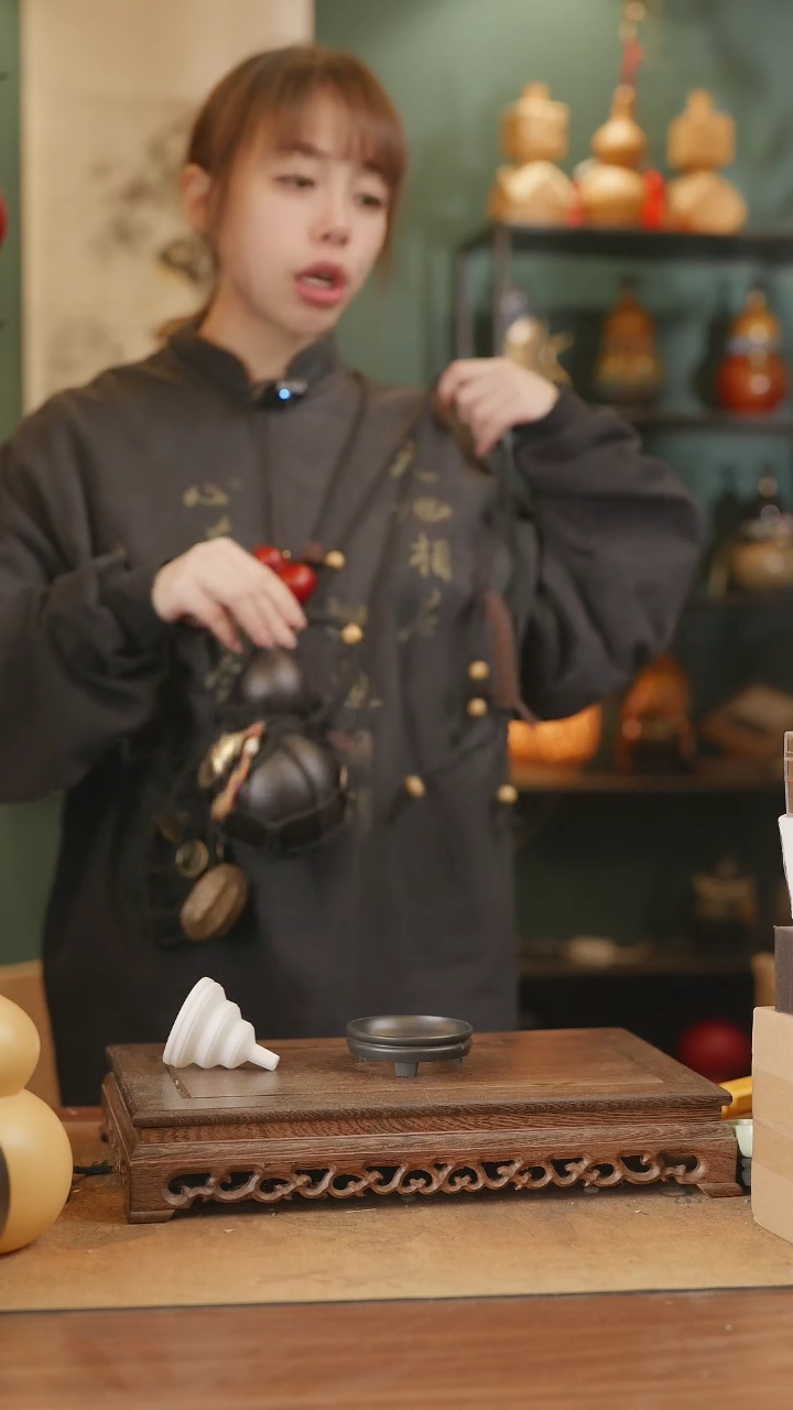 【闪购商品】255号精品天然大漆工艺防渗内胆酒葫芦~