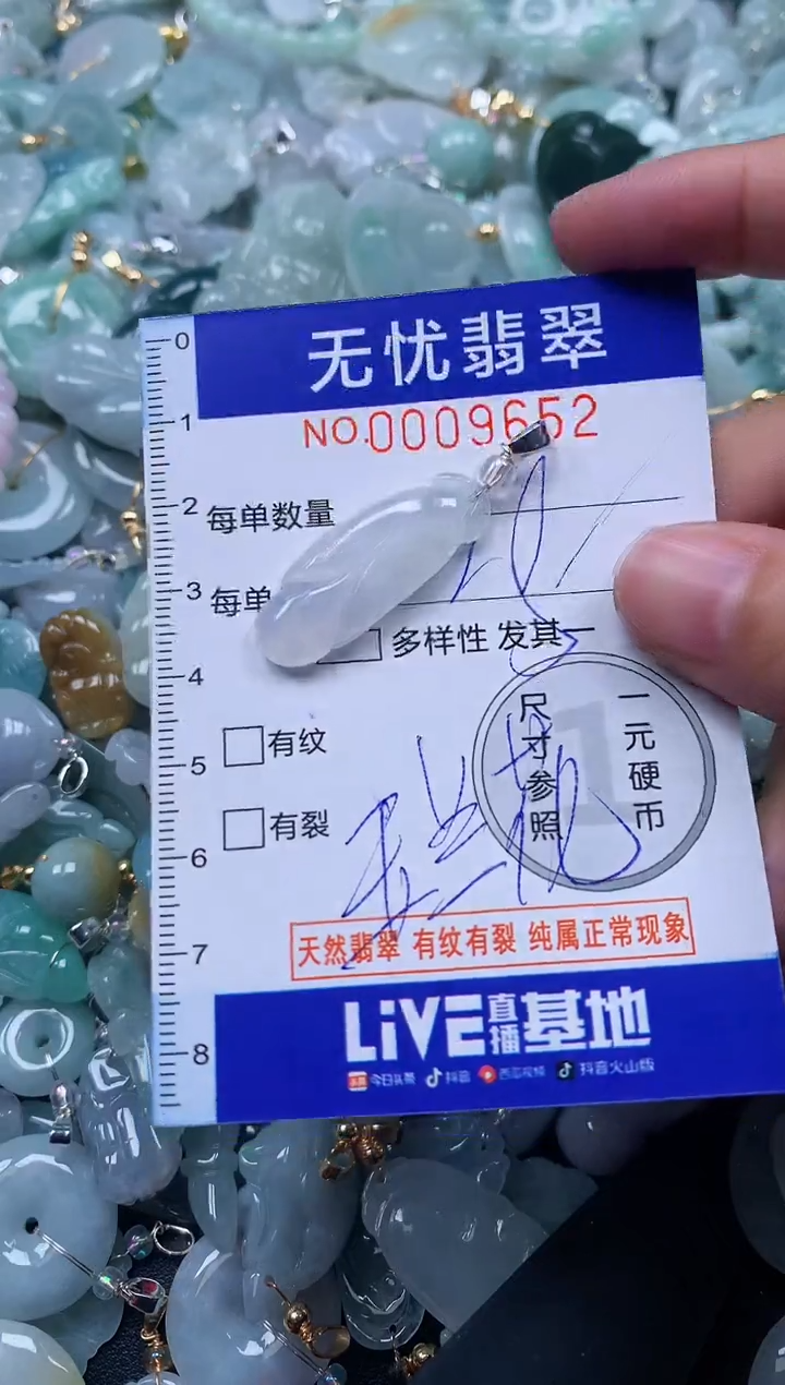 颈饰未镶嵌翡翠9652