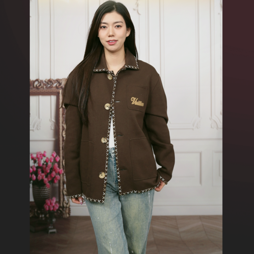 95新 LouisVuitton/路易威登  麦殿/外套棕色s码/251118VZZXYA1