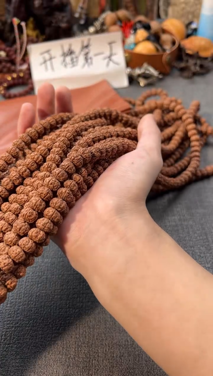 手串金刚菩提原生态矮桩老树籽长串礼盒发货