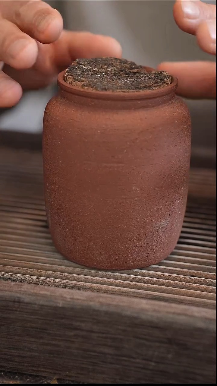 茶壶紫砂全手茶叶罐【带木塞】