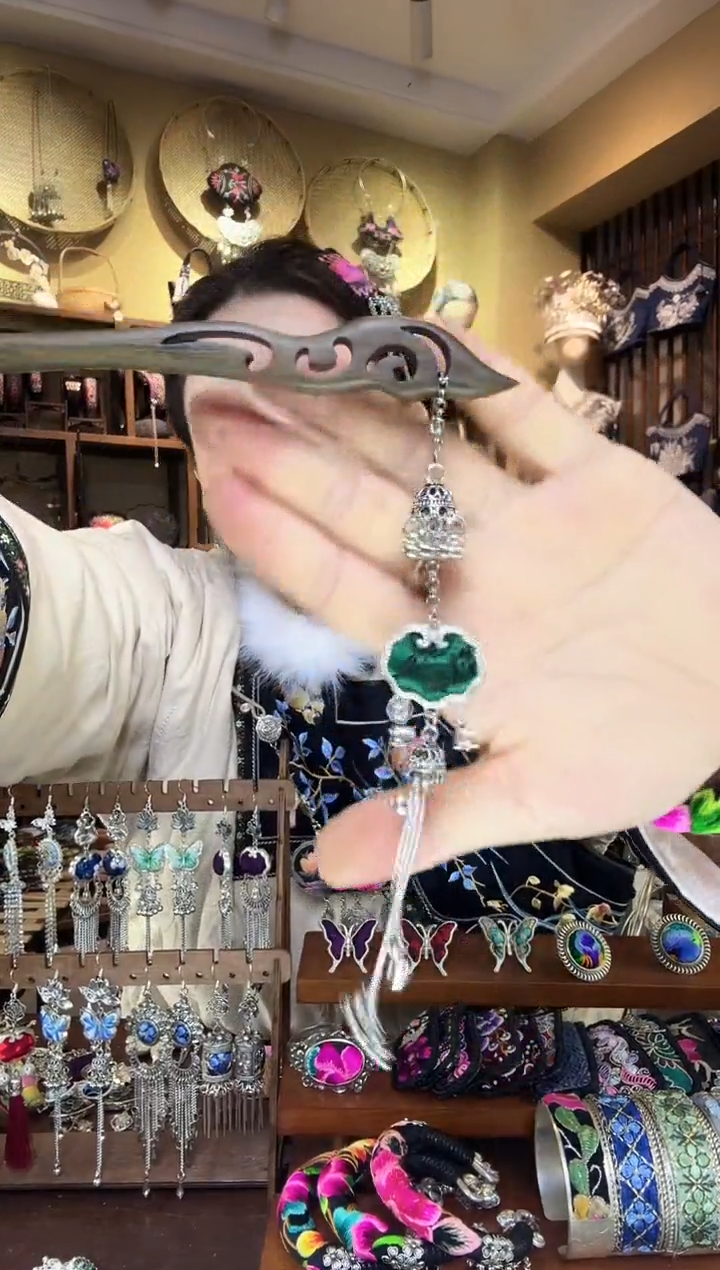 刺绣小*舒非遗刺绣民族风faz发簪