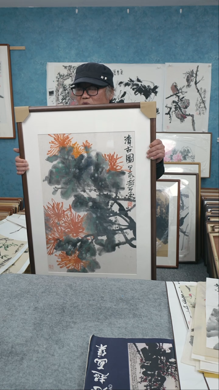 【闪购商品】国画60*90郑志超老师花鸟