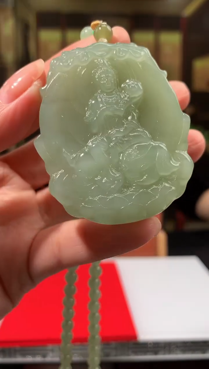 颈饰未镶嵌和田玉120748多样性发一