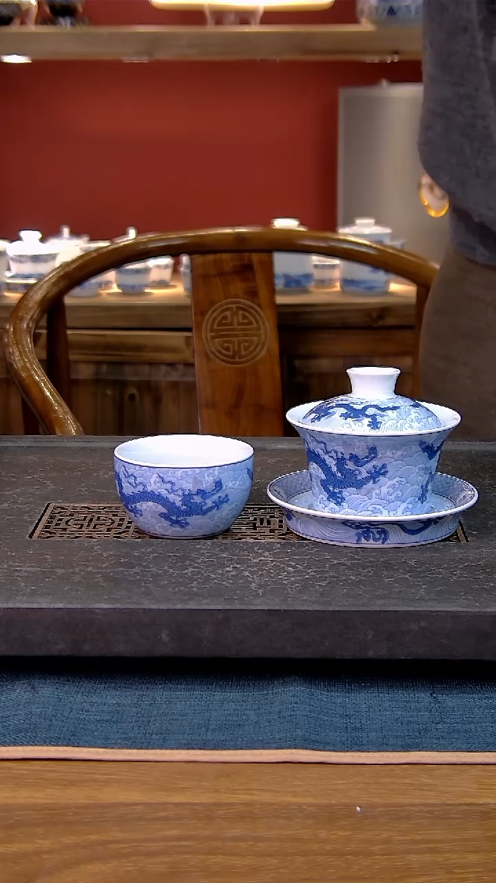 简装家用款2件套 白瓷陶瓷茶具