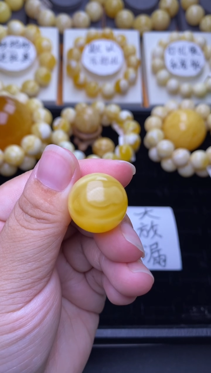 裸石琥珀未镶嵌大小姐珠宝严选9