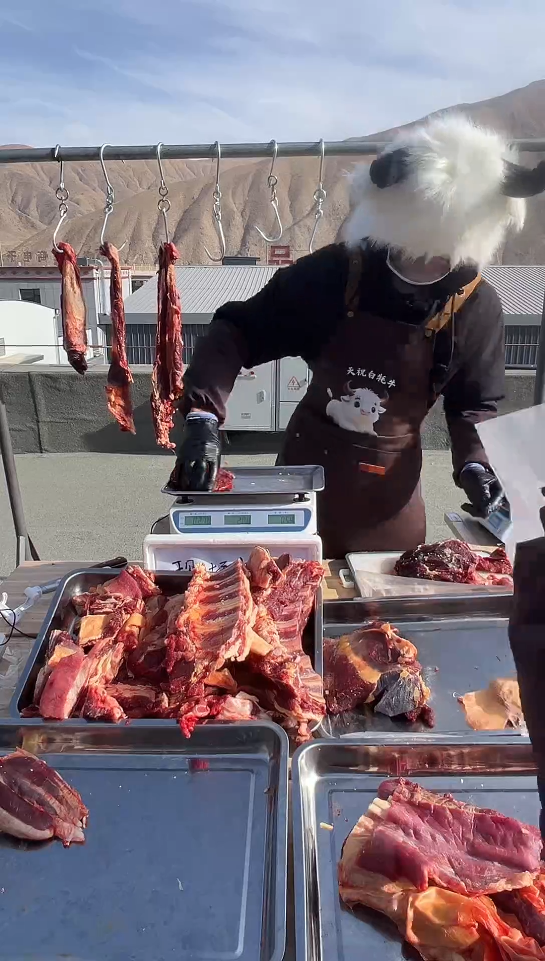 中国大陆保质期365天食用农产品天祝白牦牛碎牛肉2斤