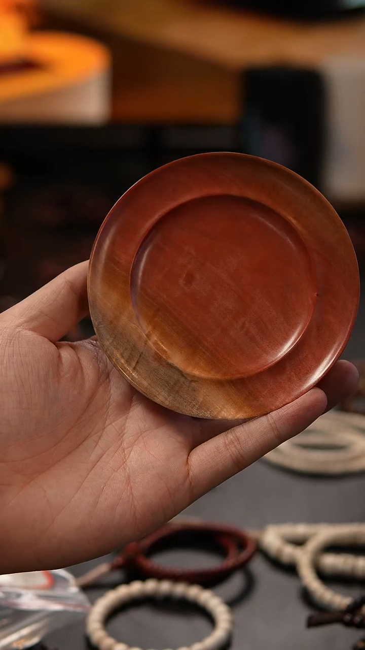 非洲檀香其他小粉象盘子深口1个