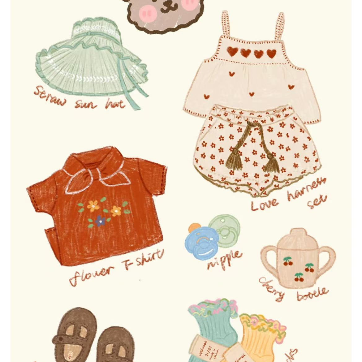 (1100-1200)双姐来了--贵(120-170)实体店品牌童装---扣号链接-