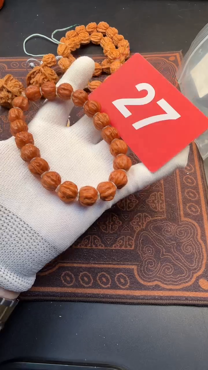 手串文玩核桃13八棱赤龙手串