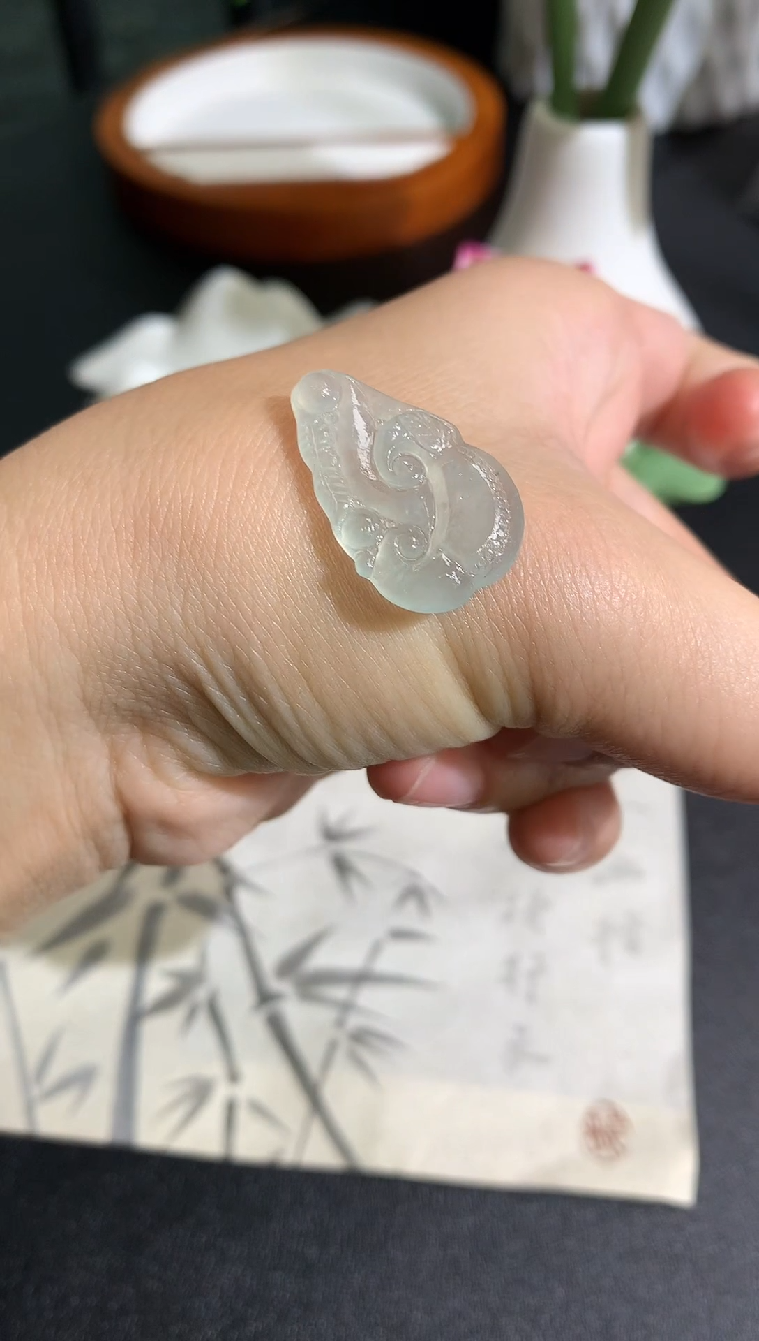 定制翡翠未镶嵌毛货