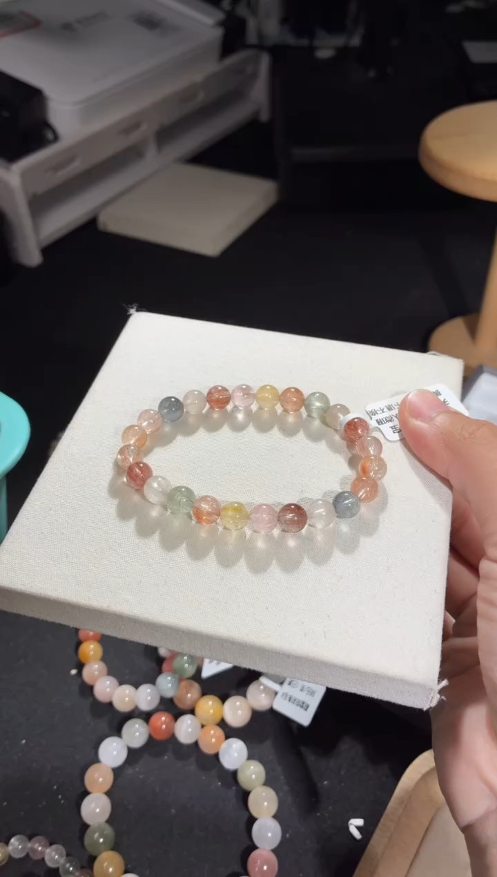 未镶嵌手链水晶105号多样性发一Z 7+