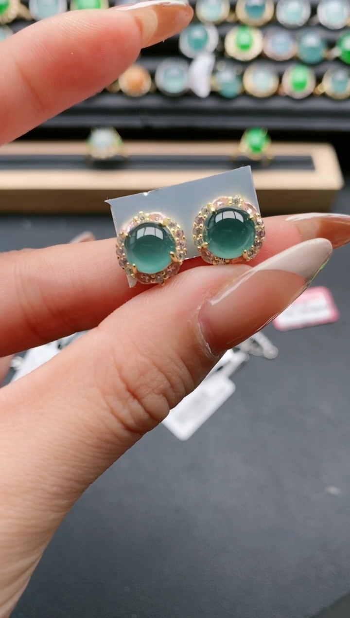 【闪购商品】翡翠戒指银S925镶嵌1111111