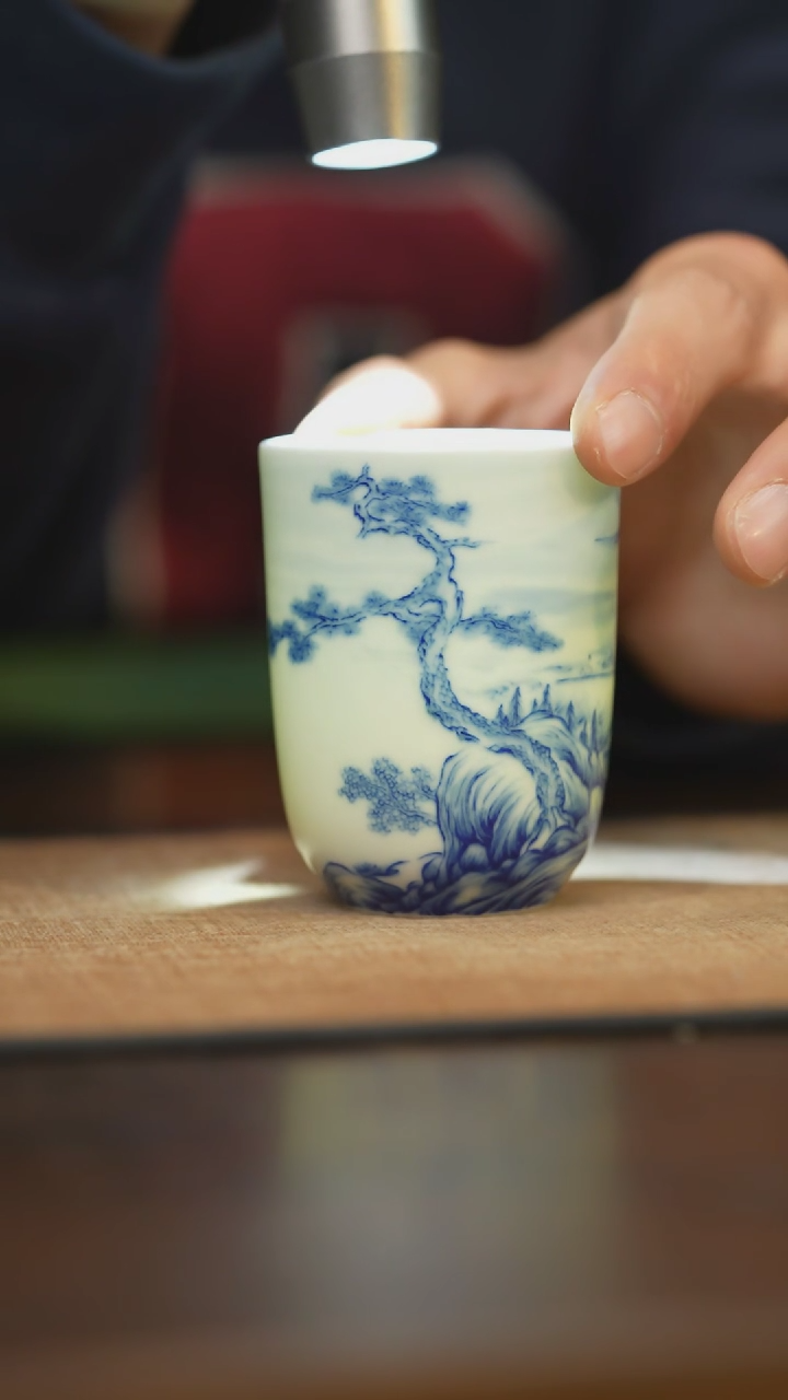 【闪购商品】杯柴窑青花破价福利