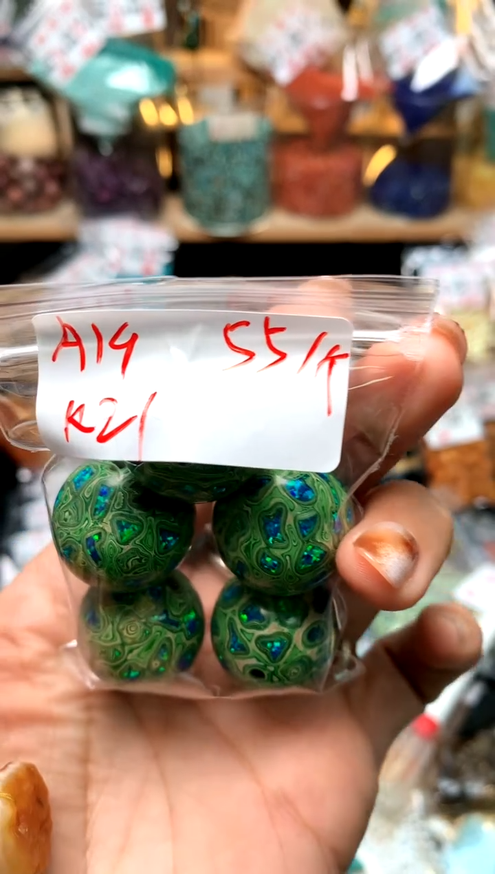 琉璃非金属A19 绿色大